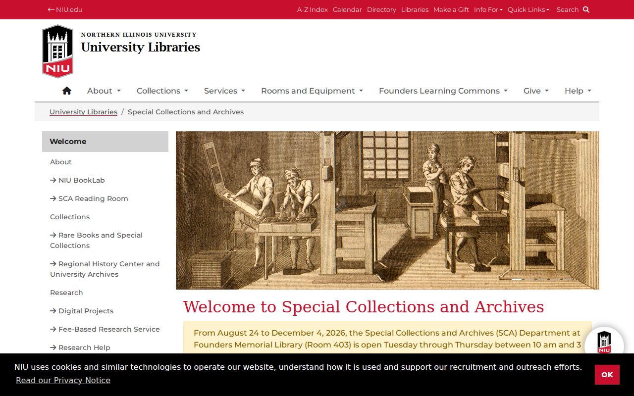 DeKalb city directory research at NIU Special Collections