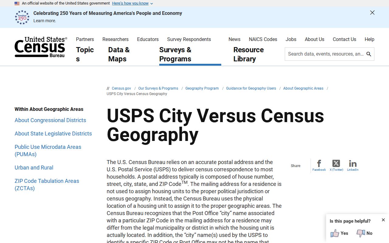 DeKalb ZIP code directory Census postal geography guidance